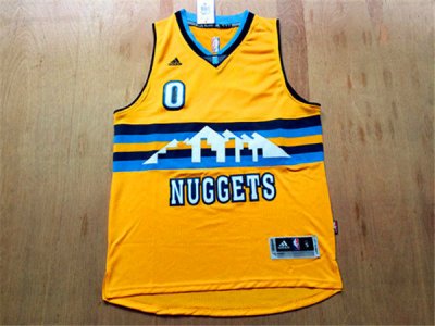 Maillot De Basket Denver Nuggets Emmanuel Mudiay 0 The Snow Capped Mountains Jaune